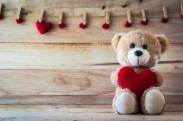 爱心,爱情的浪漫甜蜜,玩具熊4K壁纸图片 4200x2800像素
