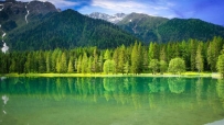 青山绿水,绿色,树木,森林,湖泊,湖水,大自然,4K风景壁...